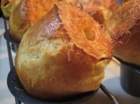 These easy Gruyere Popovers are a fluffy, cheesy popover