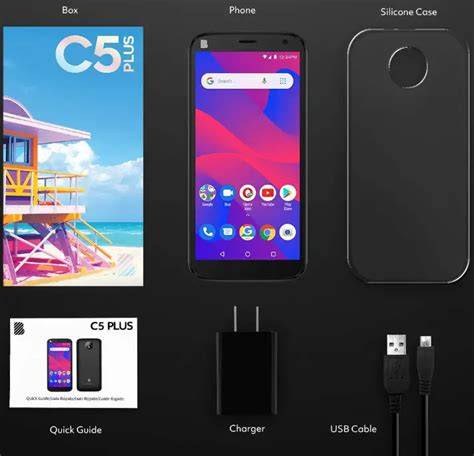 BLU C5 2019 C110L 16GB GSM Unlocked Phone Black