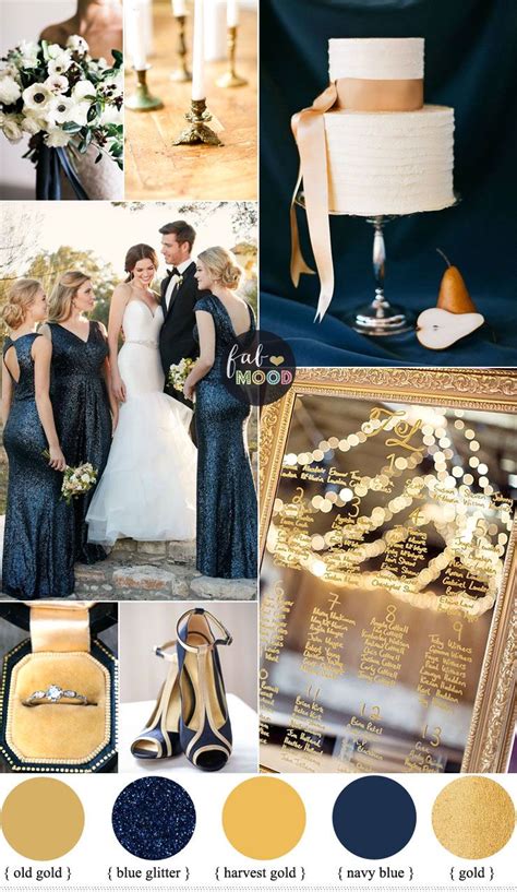 dusty blue, burugndy and gold fall wedding color inspiration in 2020