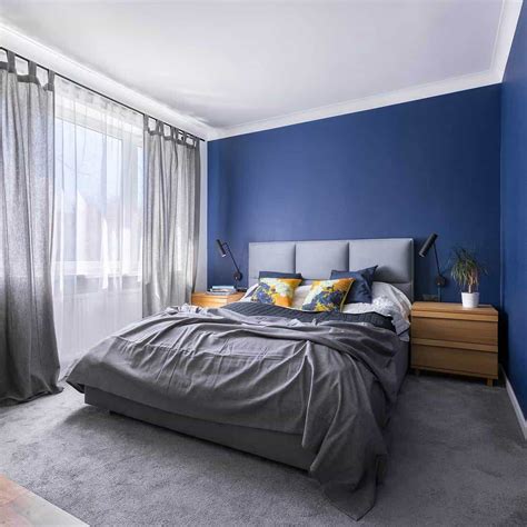 20 Beautiful Blue And Gray Bedroom Designs Interior God