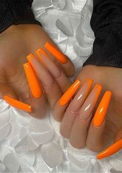 Blue And Orange Acrylic Nails: A Fun And Vibrant Trend In 2023