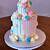 blue and pink cake ideas