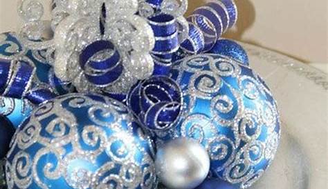 Blue And Silver Christmas Decorations Ideas