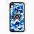 blue bape iphone xr case