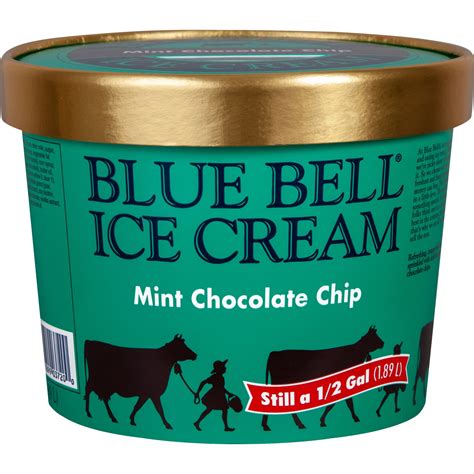 Indulge In The Cool And Creamy Delight Of Blue Bell Mint Chocolate Chip Ice Cream