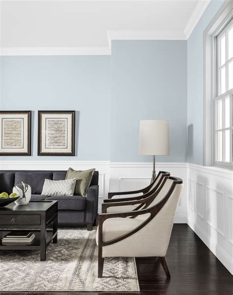 Easy & Simple Living Room Design Styles Blue walls living room