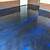 blue epoxy floor coating