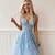 blue homecoming dresses tulle