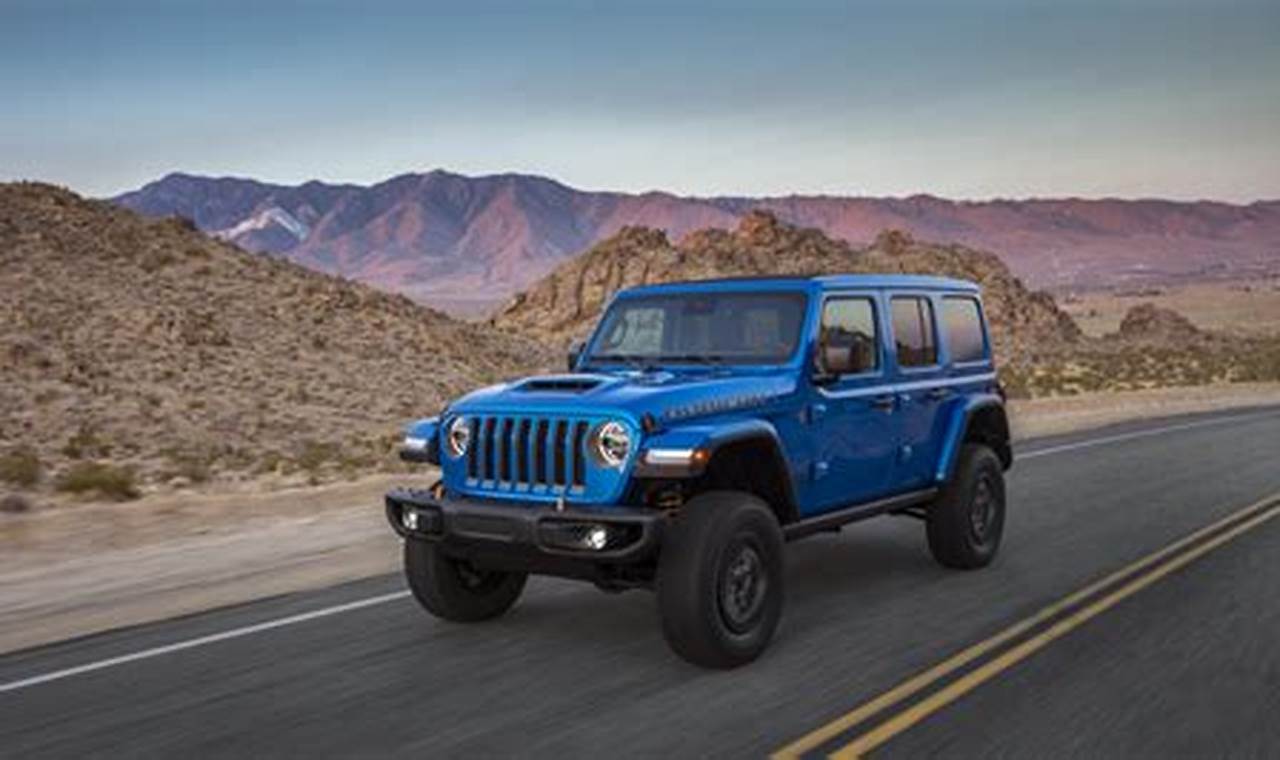 blue jeep rubicon for sale