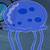 blue jellyfish spongebob
