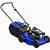 blue lawn mower
