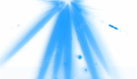 Beam Light Effect PNG Transparent, Blue Light Beam With Electric Spark
