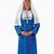 blue nun costume
