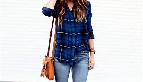 Blue Plaid Shirt Outfit Ideas Casual Flannel In 2020 Aesthetic s