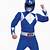 blue power ranger costume