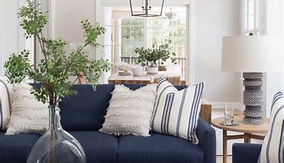 Blue Sofa Coffee Table Ideas