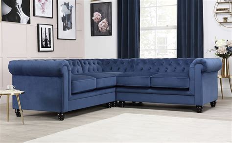 This Blue Velvet Corner Sofa Uk For Living Room