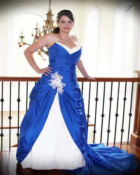 Best Plus Size Royal Blue Wedding Dresses of 2021