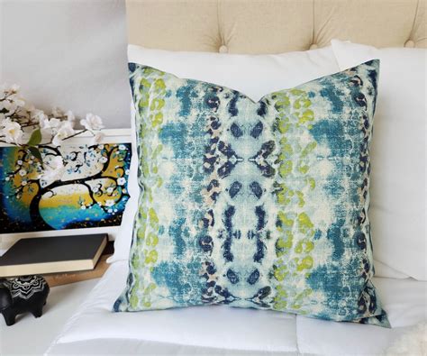 Blue/Green Throw Pillows