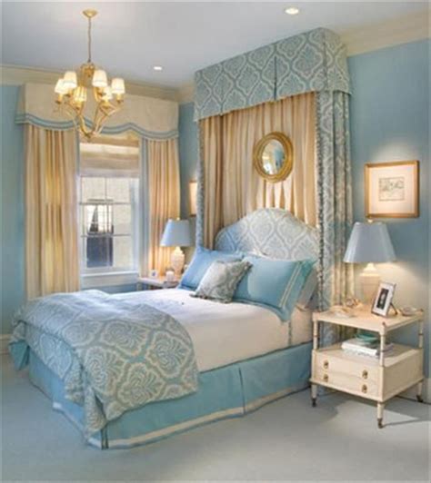 blue and gold bedroom designs