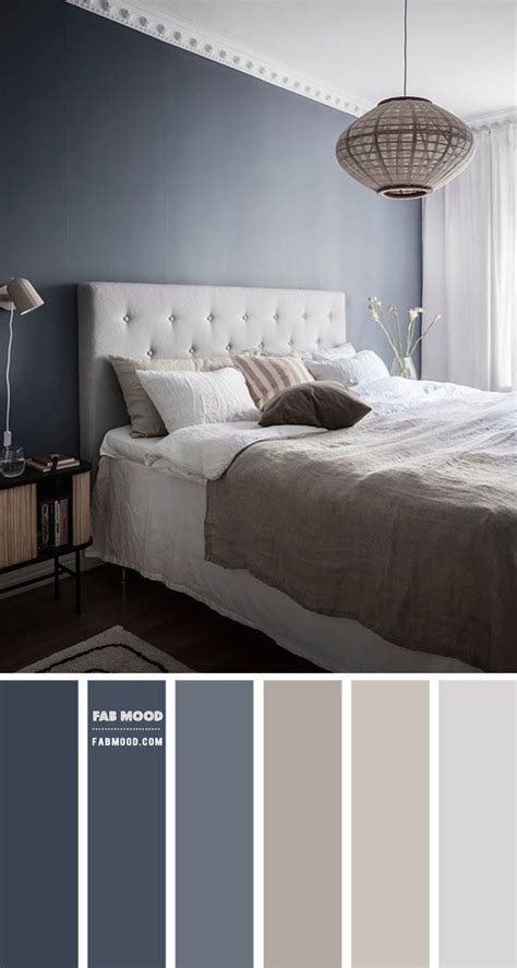 Blue And Gray Color Scheme For Bedroom
