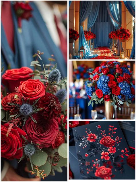 12+ Blue And Red Wedding Theme