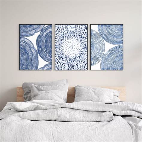 Blue Artwork for Bedroom