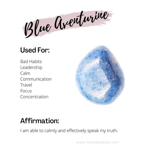 blue aventurine stone meaning