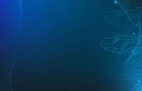 Blue Background For Technology