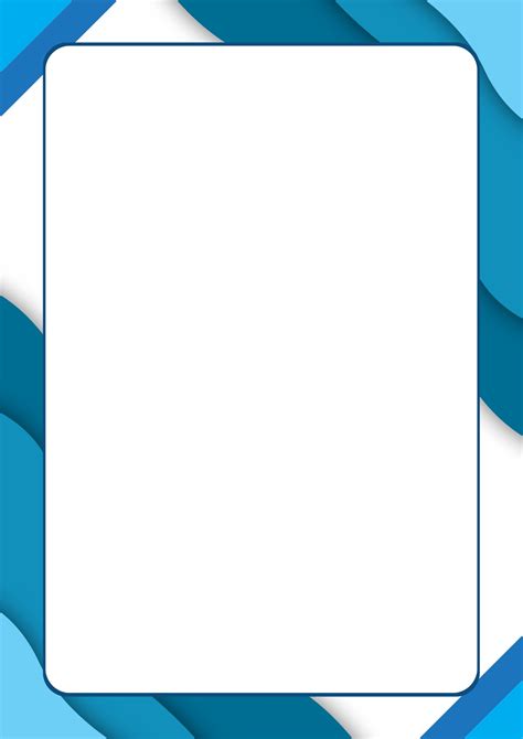 Blue Background With Border