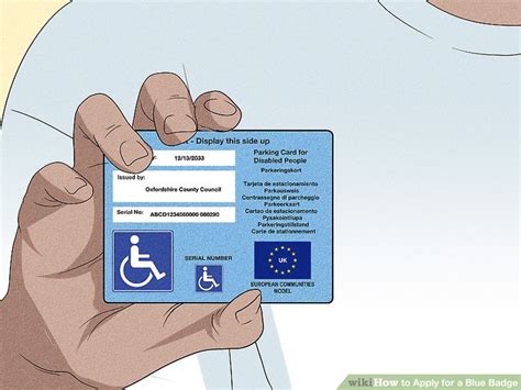 Blue Badge Dimensions