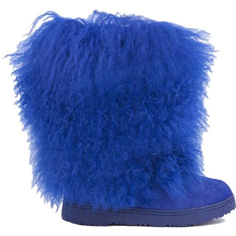 blue bearpaw fur boots