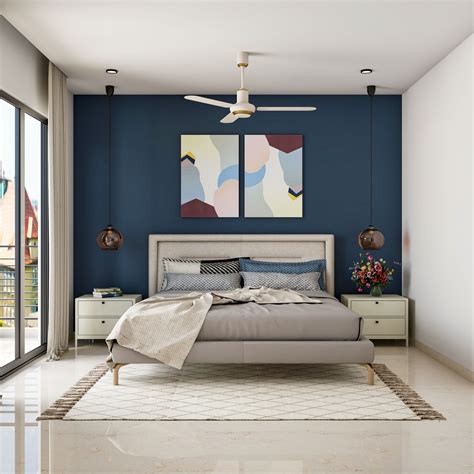 Blue Bedroom Accent