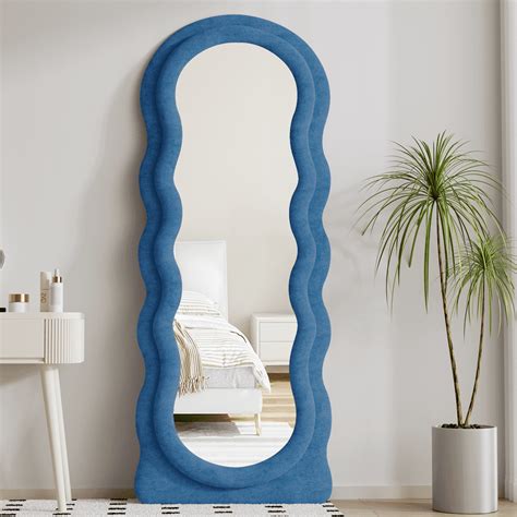 blue bedroom mirrors
