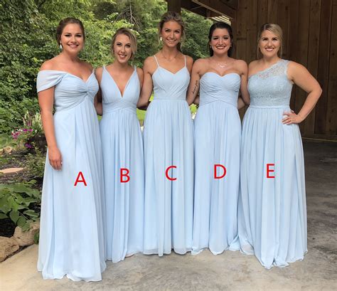 blue bridesmaid dresses under 100