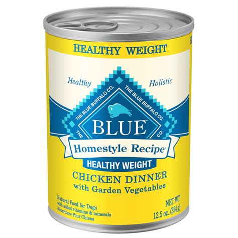 blue buffalo healthy weight canned dog food