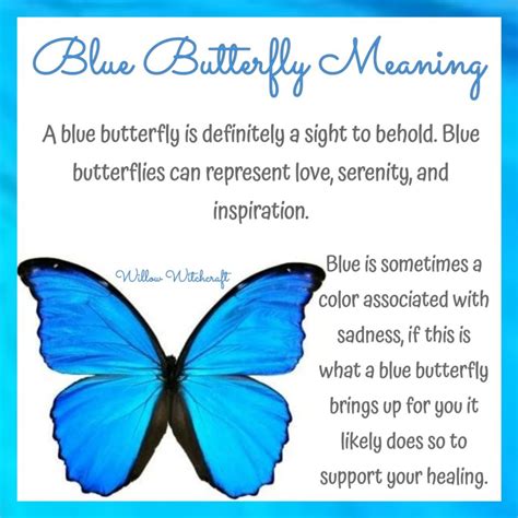 blue butterfly meaning in a dream