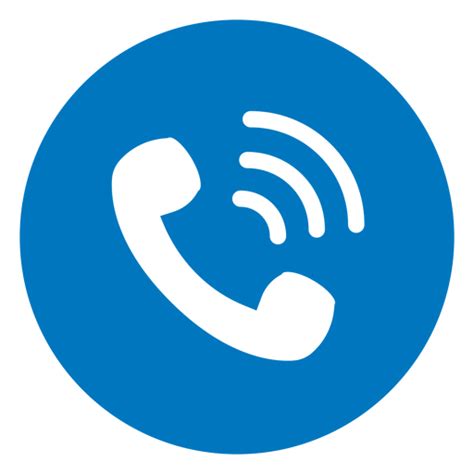 blue call icon png