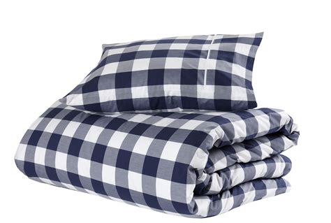 Blue Check Bed Linen
