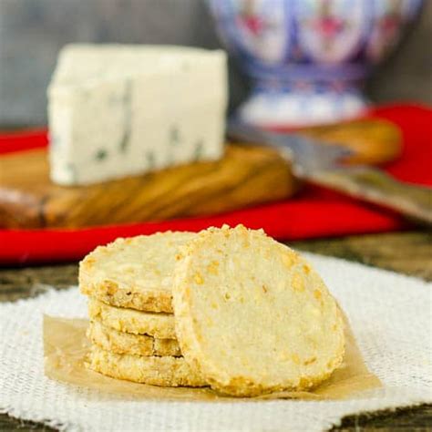 Blue Cheese Shortbread Cookies