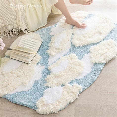 blue cloud rug