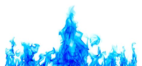 blue color fire png