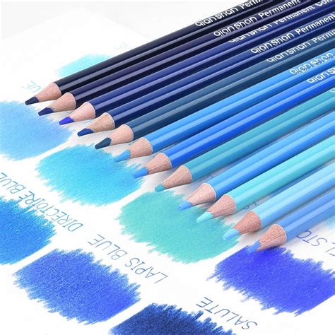 Blue Colored Pencils Bulk