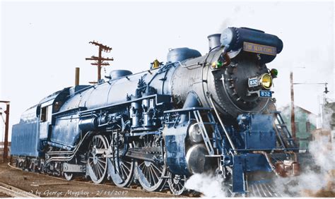 blue comet steam locomotive