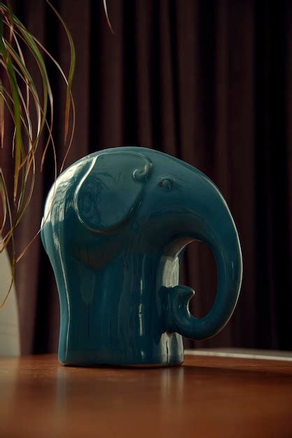 Blue Decor Elephant