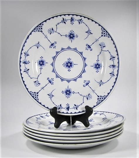Blue Denmark Dinner Plates
