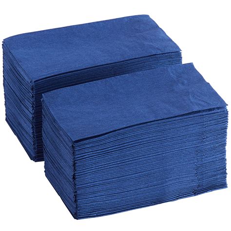 blue dinner napkins paper