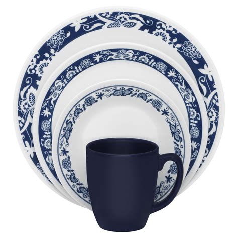 blue dishes dinnerware sets