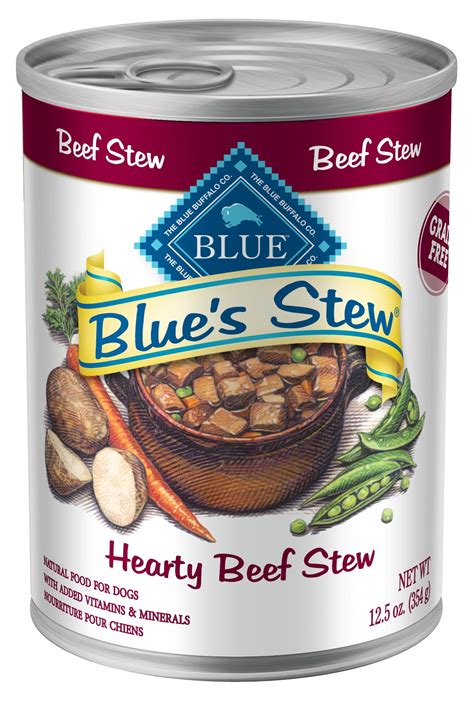 blue dog food canned