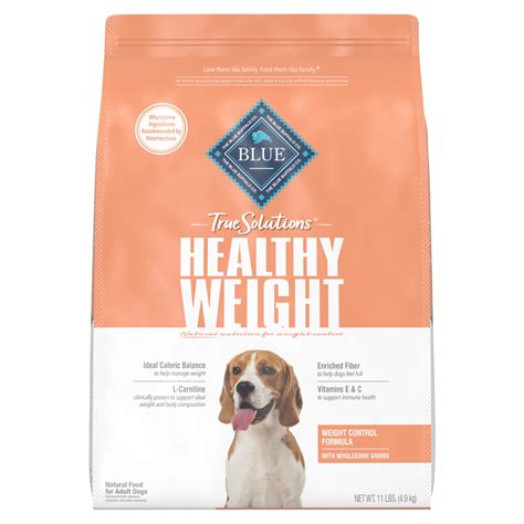 blue dog food healthy weight